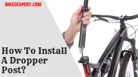 how to install a dropper seat post