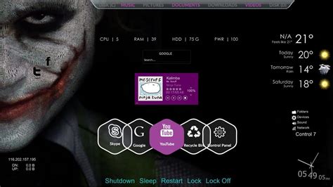 how to install a joker theme
