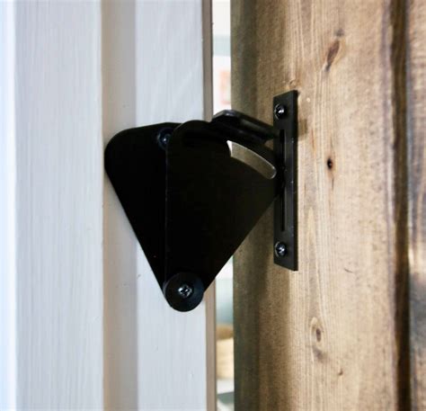 how to install a lock on a barn door
