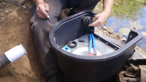 How To Install A Pond Overflow Pipe