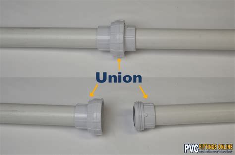 how to install a pvc union fitting