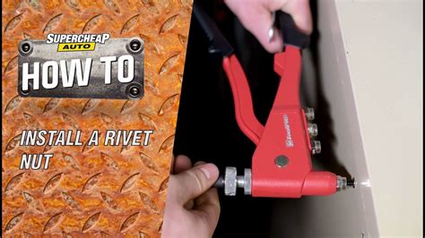 How To Install A Rivet Nut