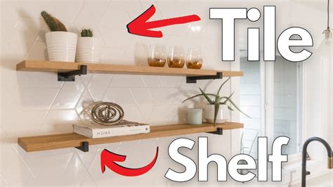 How To Install A Shelf On Tile Wall