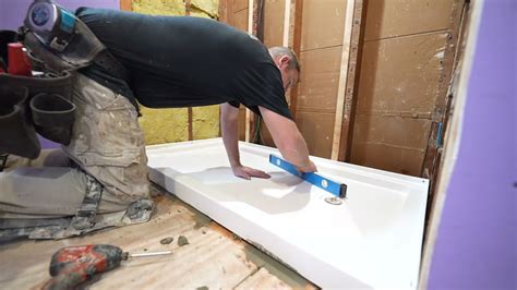 How To Install A Shower Base