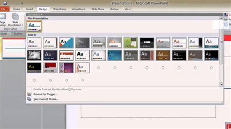 how to install a theme in powerpoint