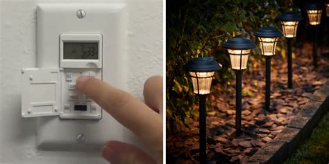 how to install a timer on an outside light that uses an inside switch