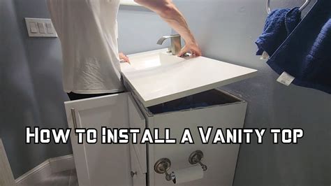 How To Install A Vanity Next To A Wall