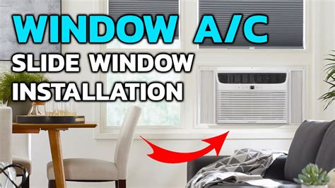 How To Install A Window Ac Unit In A Horizontal Sliding Window
