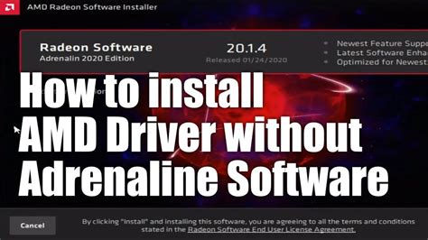 how to install amd adrenalin drivers