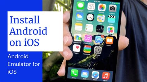 how to install android emulator on ios