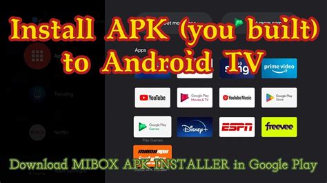 how to install apps on android tv from usb