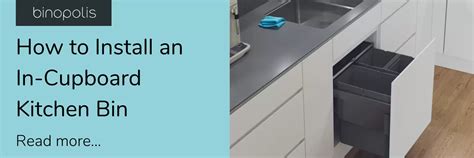 How To Install Bin In Cupboard