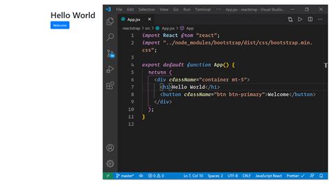 how to install bootstrap in vs code