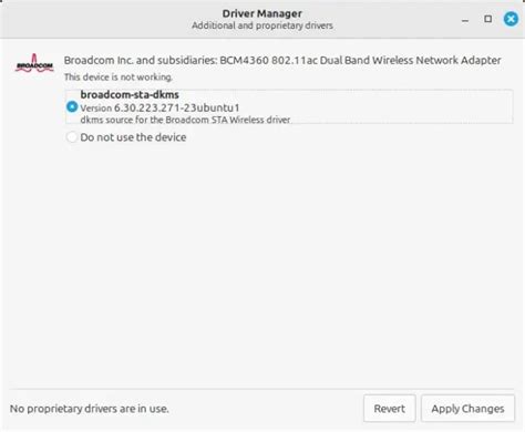 how to install broadcom wifi driver in linux mint