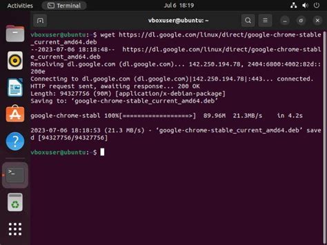 how to install chrome using command in ubuntu