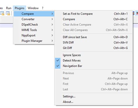 how to install compare plugin in notepad ++ without admin rights