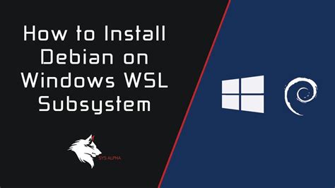 how to install debian wsl