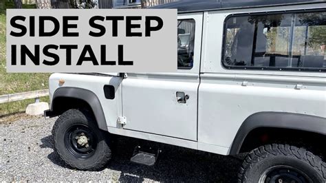 How To Install Defender Side Steps