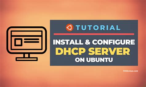 how to install dhcp server in ubuntu server