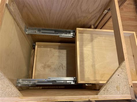how to install drawer slides in existing cabinet
