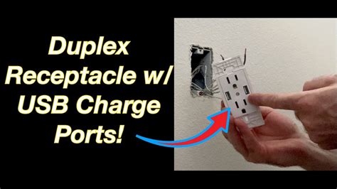 How To Install Duplex Usb Outlet