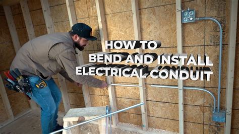 How To Install Electrical Conduit In A Wall