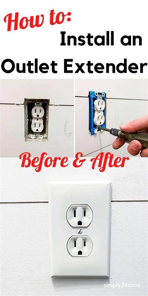 How To Install Electrical Outlet Box Extender