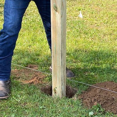 How To Install Fence Posts Above Ground