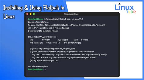 how to install flatpak file on linux