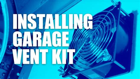 How To Install Garage Vent