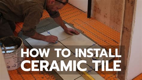 How To Install Glazed Ceramic Tile