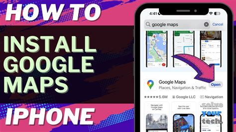 how to install google maps on iphone