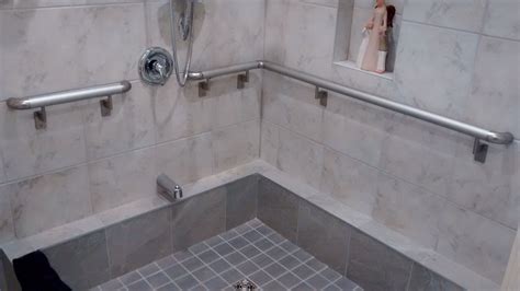 How To Install Handrails In A Shower