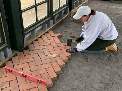 How To Install Herringbone Brick Pattern
