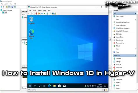 how to install hyper v hypervisor in windows 10