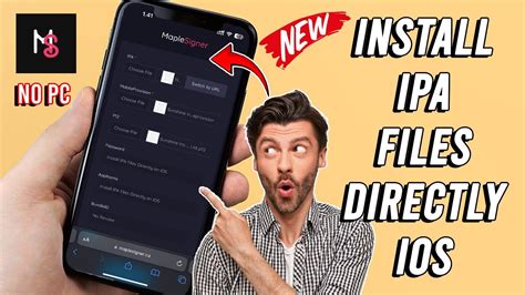 how to install ipa on iphone with computer