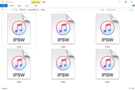 how to install ipsw file on iphone with itunes