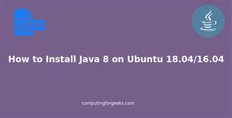 how to install java 8 in ubuntu 18.04 using terminal