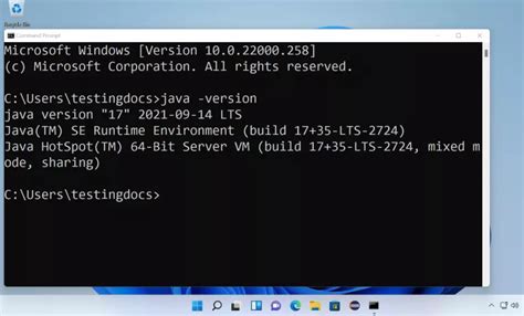 how to install java in windows 11 command prompt