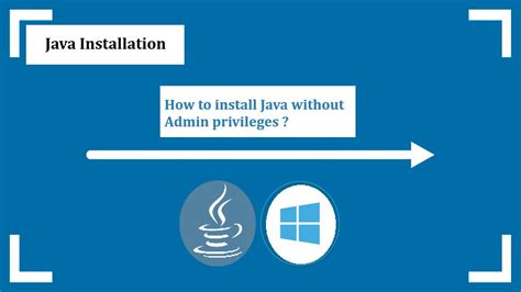 how to install java without admin access