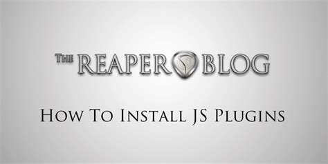 how to install js plugins in reaper