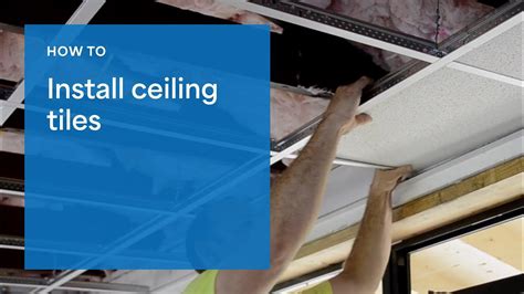 How To Install Kitchen Ceiling Tiles