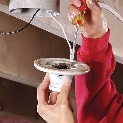 How To Install Lamp Holder With Pull Chain