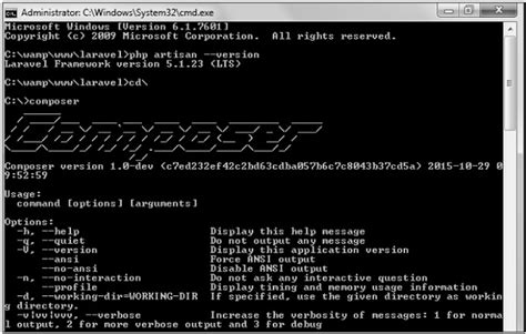 how to install laravel in windows 10 step by step