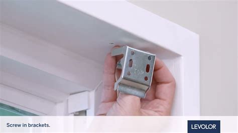 How To Install Levolor Universal Mount Shade Brackets