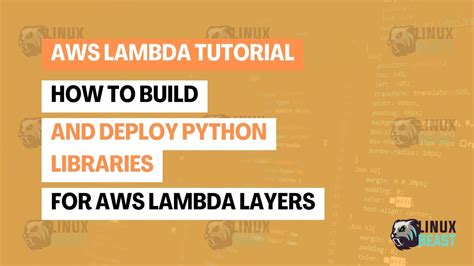 how to install libraries in aws lambda