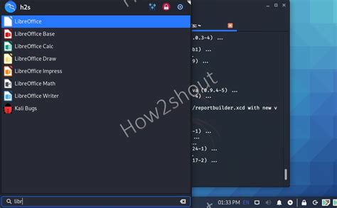 how to install libreoffice in kali linux using terminal