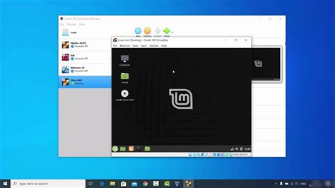 how to install linux mint on windows 10 using virtualbox