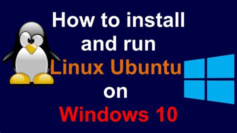 how to install linux on windows 10 without virtualbox