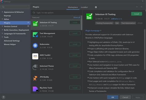 how to install maven helper plugin in intellij